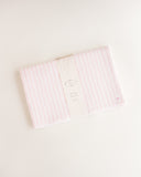 Ferne Pink Ticking Swaddle