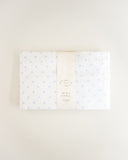 Ferne Blue Calico Crib Sheet