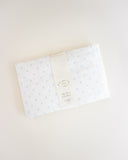 Ferne Blue Calico Crib Sheet
