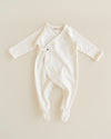 Ferne Milk/Blue Flap Footie