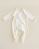 Ferne Milk/Blue Flap Footie