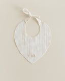 Ferne Dove White Drool Bib