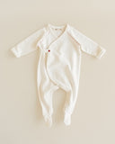 Ferne Milk/Red Flap Footie