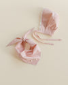 Ferne Ballet Gingham Bonnet and Bib Set