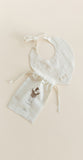 Ferne Dove White Drool Bib