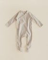 Ferne Oat/Gingham Poppy Patch Footie