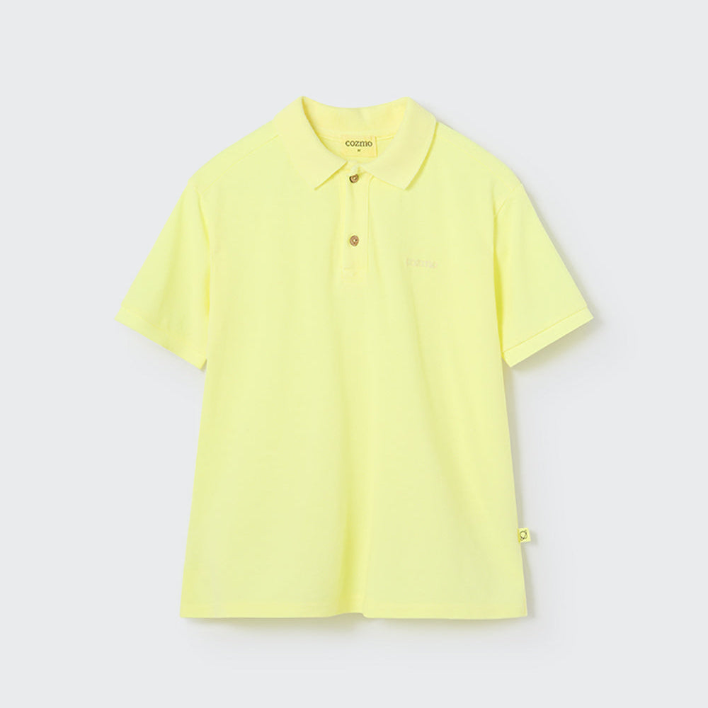 My Little Cozmo Neon Yellow Polo – Little Loungers