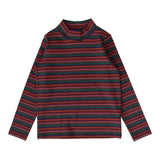 Lil Legs Multi Stripe Mockneck