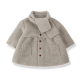 1+ in the family Beige Gorizia Girl's Coat/Scarf