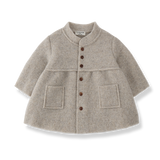 1+ in the family Beige Gorizia Girl's Coat/Scarf