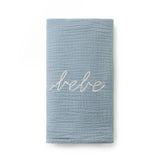 Domani Blue Gauze Bebe Swaddle