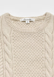 Louisiella Pale Beige Secia Knit Vest