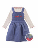 Gingersnaps Margot Cherry Embroider Dress and Tee Set