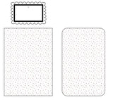 Kipp White Pink Lil Blooms 4pc Porta Crib Set