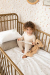 Petit Belle Taupe Birds Summer Skies Crib Linen