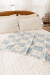 New Grain Fleur Patchwork Blanket