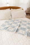 New Grain Fleur Patchwork Blanket