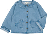 Louis Louise Light Blue Denim Bonnie Kids Jacket