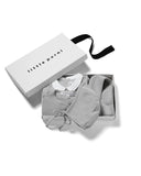 Little Parni Light Blue Collar Stretchie and Cardigan Set
