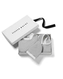Little Parni Light Blue Footie, Beanie and Bib Set