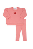 Little Parni Pink Sweatshirt/Legging