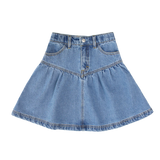Little Parni Denim Short Skirt