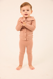 Little Parni Pink Embroider Collar Set