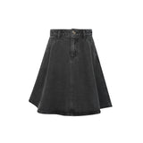 Little Parni Black Denim Short Skirt