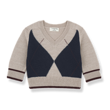 1+ in the family Tortora Kasper Argyle Pullover