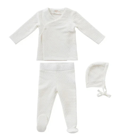 Kipp Furry Friends Swaddle Layette Set - Blue Kipp Furry Friends Swaddle Layette Set - Blue