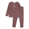 Lil Legs Plum Emblem Lounge Set