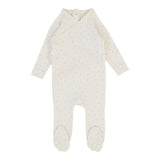 Lilette Cream Print Wrap Footie