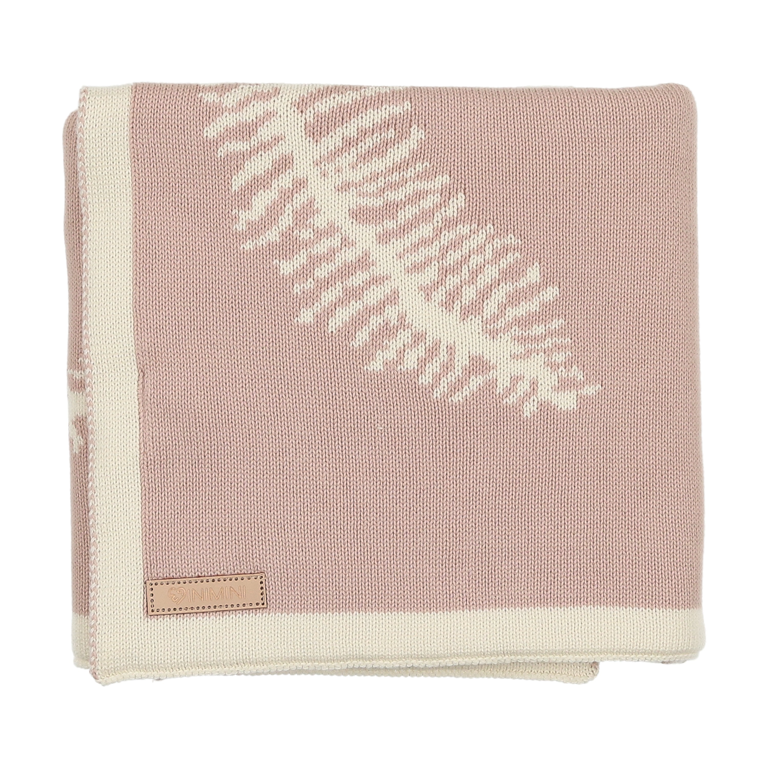 Inimini Tassel Blanket - Ivory/Pink