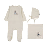 Lilette Blue Sweet Bear Layette Set