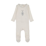 Lilette Cream Bicycle Footie