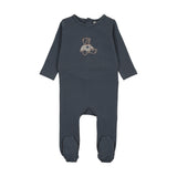 Lilette Off Navy Sweet Bear Footie