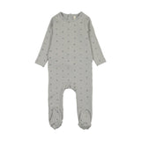 Lilette Pale Blue Bitsy Floral Footie