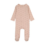 Lilette Pale Pink Bitsy Floral Footie