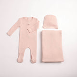 Bee & Dee Caramel Wings Pointelle Layette Set
