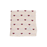 Bebe Organic Love Hearts Patchwork Blanket