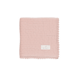 Bebe Organic Dusty Rose Chenille Lumi Blanket