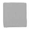 Mema Knit Light Blue Knitted Blanket