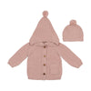 Mema Knit Rose Hooded Knit Sweater/Beanie