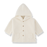 1+in the family Ecru Menton Hooded Jacket