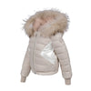 Manteau Jr Taupe Reversible Rabbit Fur Coat