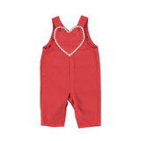 Bebe Organic Denim Zigzag Maya Overall