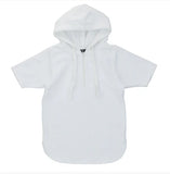 Noggi White Terry Towel Pullover
