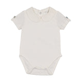 Peluche Cream Rollover Sleeve Onesie