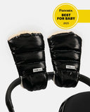 7 AM Enfant Black Liquid Ushuaia Warmuffs