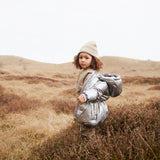 Wheat Silver Flower Meadow Eli Puffer Jacket